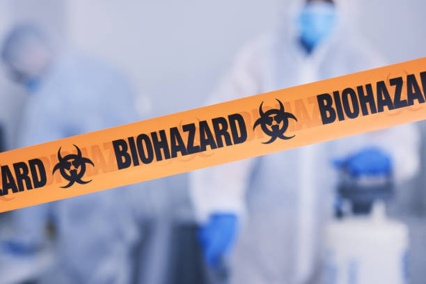 Professional Biohazard Cleanup technician working in Union, OR